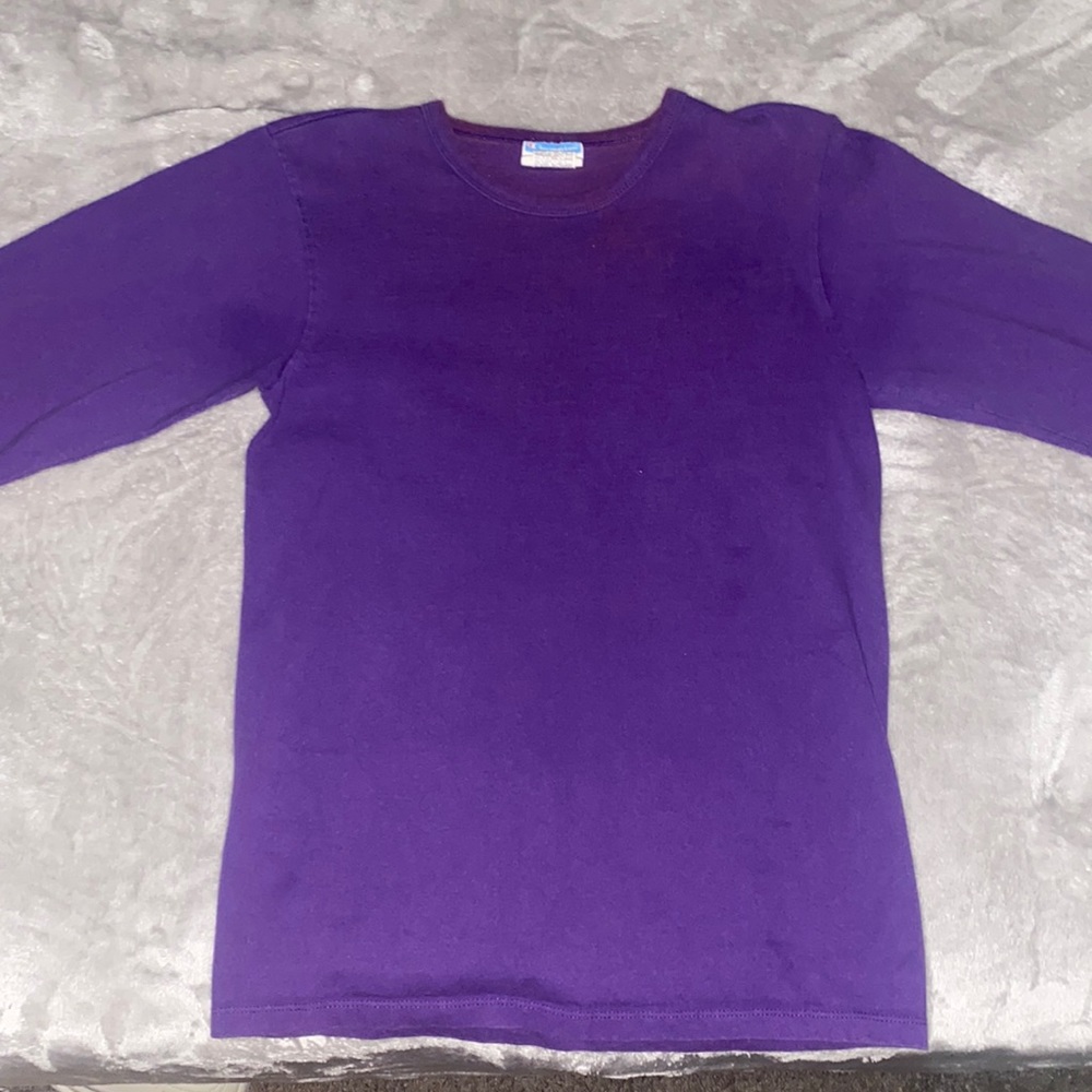 CHAMPION PURPLE CREWNECK S